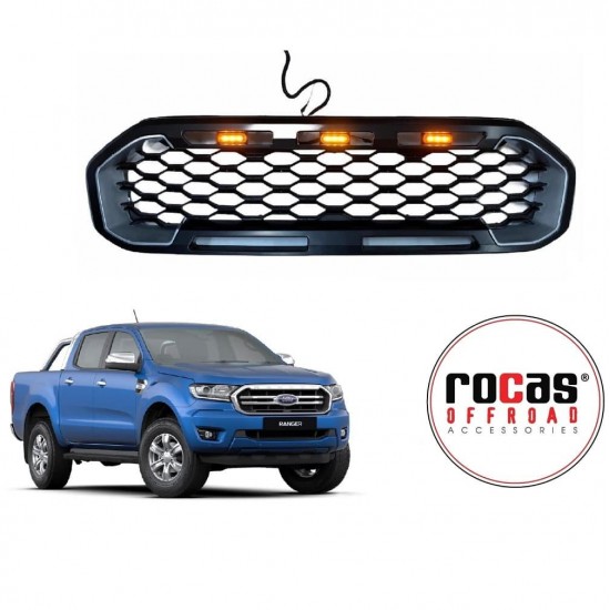 Ford Ranger T8 Turuncu Ledli Ön Panjur